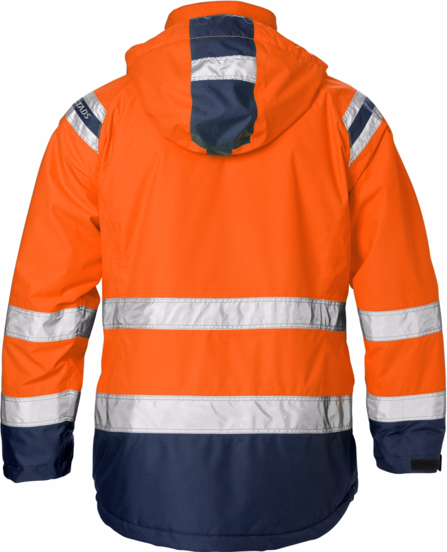 Vinterjakke Hi-Vis Dame 126547 Orange/marine, str. XL