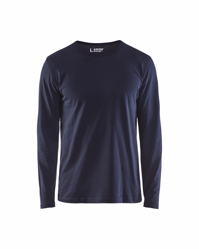 T-shirt L/Æ 3500 mørk marineblå, str. 2XL