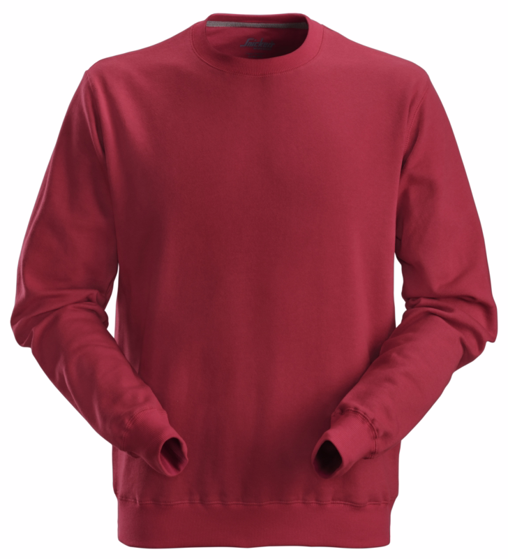 Sweatshirt 2810 chilirød, str. 3XL