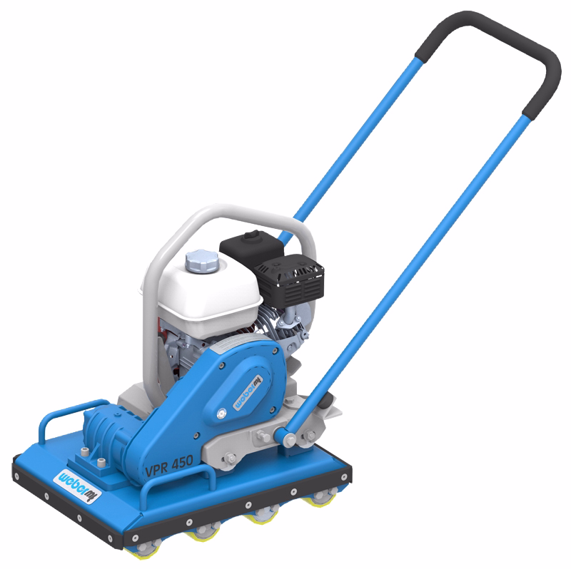 Pladevibrator VPR 450 rulle