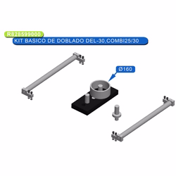 Bukkeudstyr DEL-30/Combi 25-30 (radius Ø160 mm)