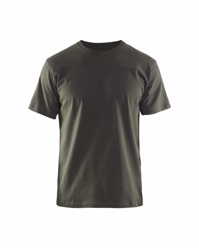 T-shirt 3525 olivengrøn, str. 2XL