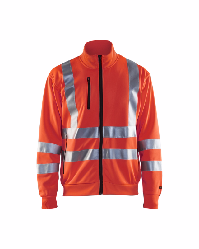 Sweatshirt 33581974 Hi-vis rød, str. XS