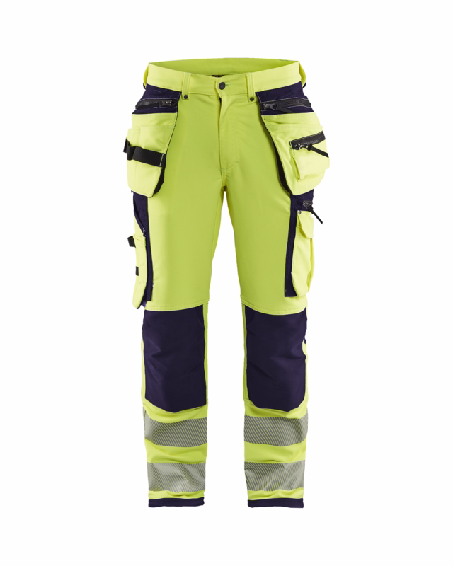 Arbejdsbuks 19971642 Hi-vis gul/marineblå, str. C44