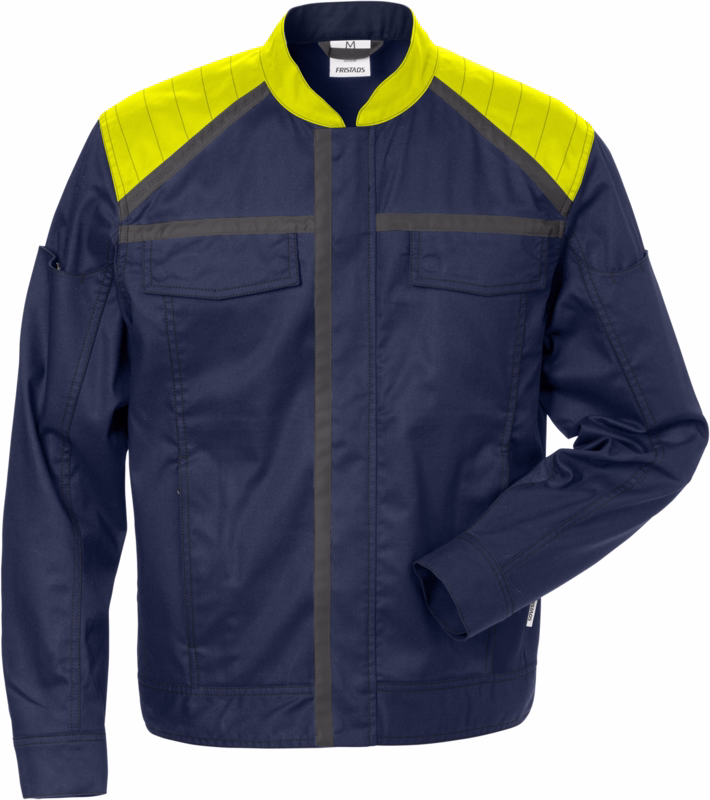 Arbejdsjakke 129481 Marine/Hi-vis gul, str. S