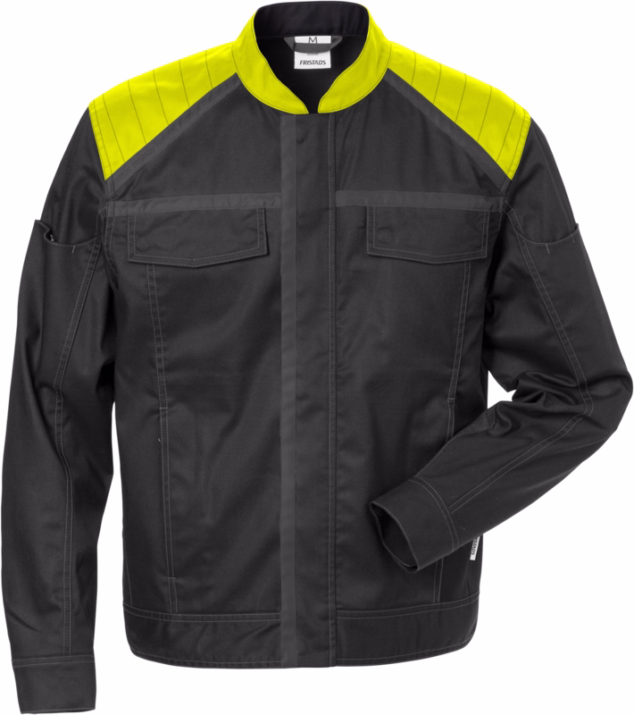 Arbejdsjakke 129481 Sort/Hi-vis gul, str. 2XL