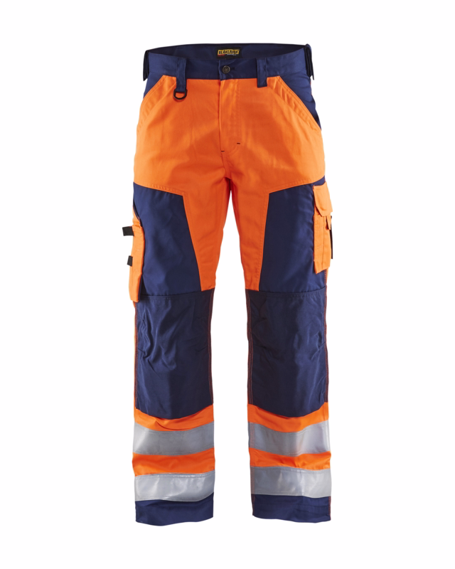 Arbejdsbuks 15661811 Hi-vis orange/marineblå, str. C44