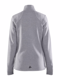 CRAFT - Fleecejakke Dame Explore Grey mel/Black