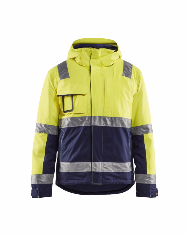 Vinterjakke 48701987 Hi-vis gul/marineblå, str. 3XL