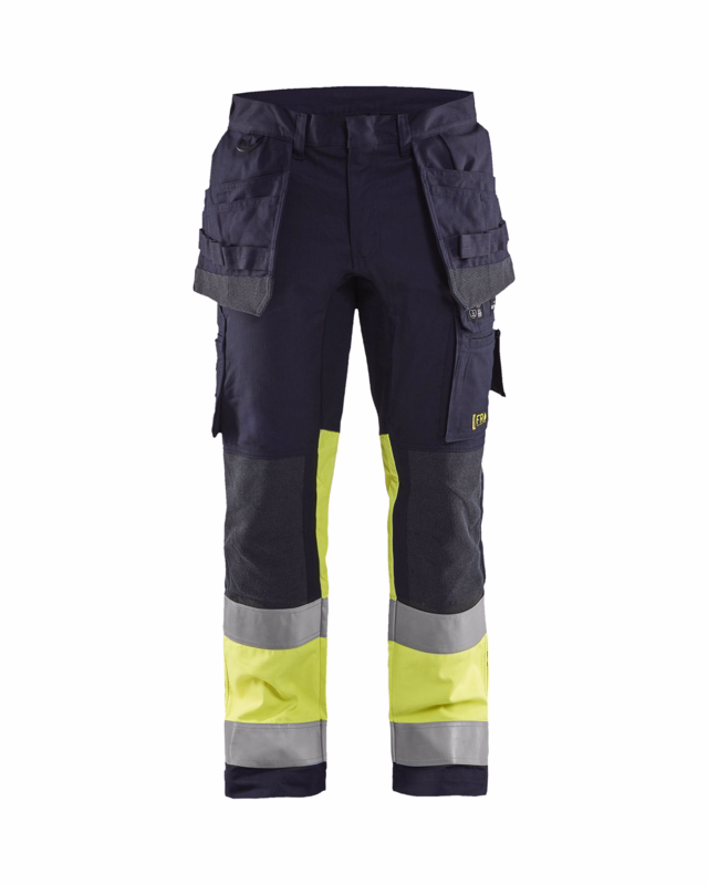 Arbejdsbuks 14871512 Hi-vis marineblå/gul, str. C54