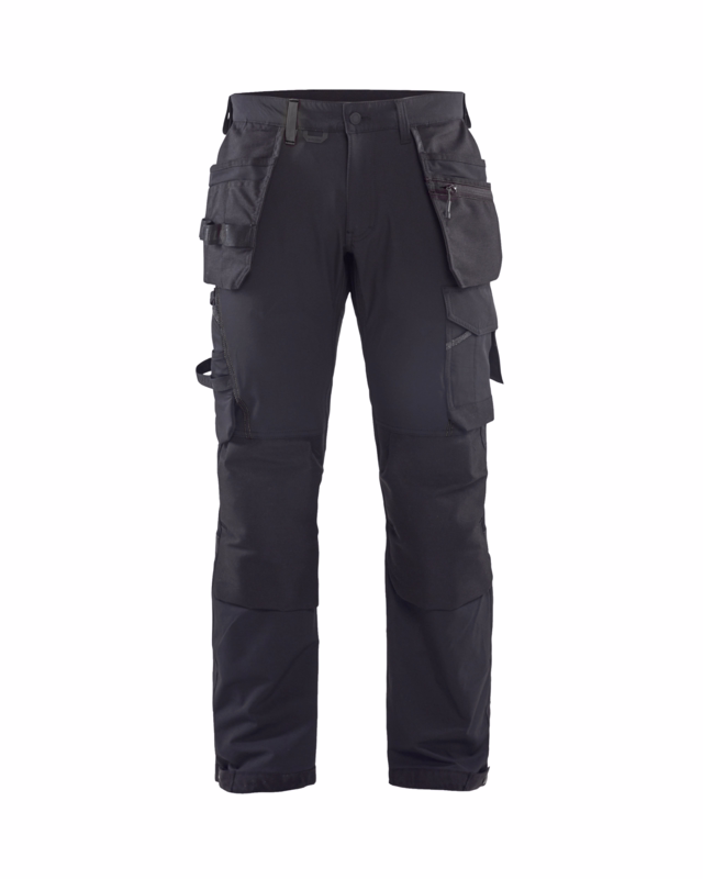 Håndværkerbuks 15221645 Sort/Mørk Grå Str. C60