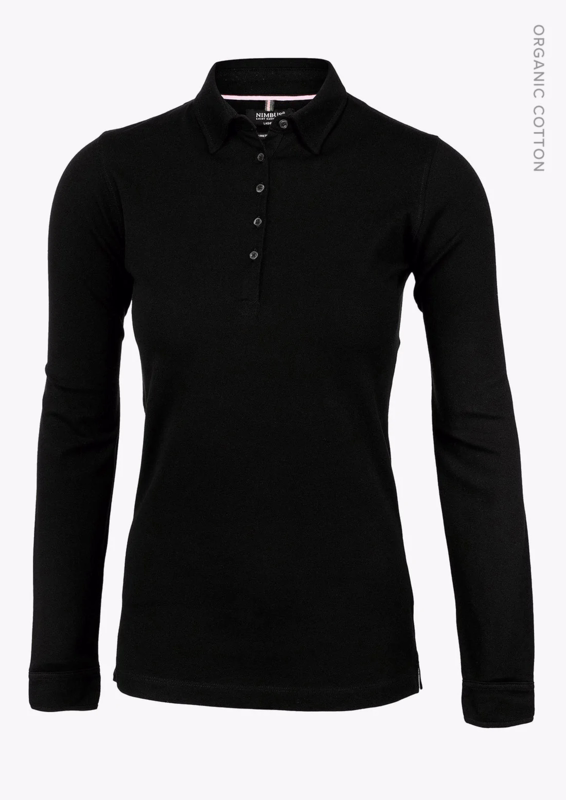 Polo Dame Carlington Black Str. XL