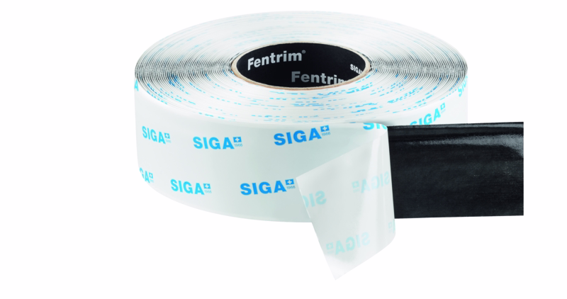 Tape Fentrim IS 2 sort, 75 mm x 25 m t/udvendig