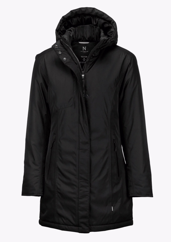 Parka jakke Dame Mapleton black, str. S
