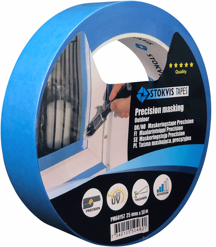 Malertape udendørs 25mm x 50m