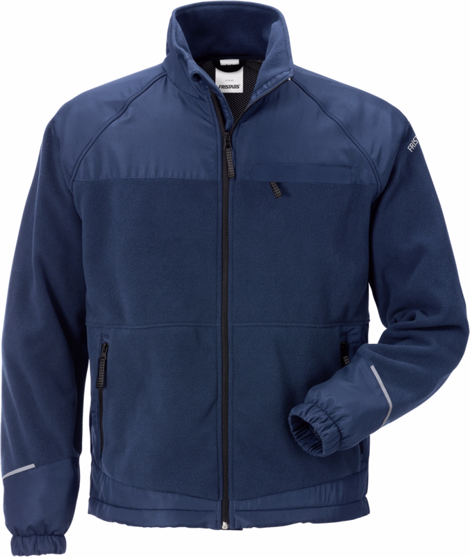 Fleece jakke 115683 Mørk marine, str. L