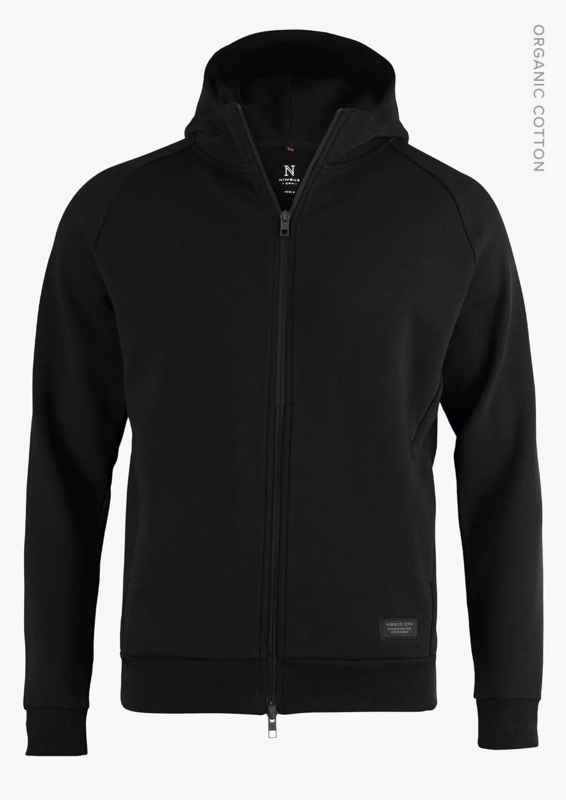 Hættetrøje Hampton Black Str. L