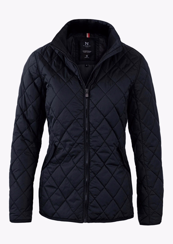 Jakke Quiltet Dame Henderson Midnight Blue Str. XS