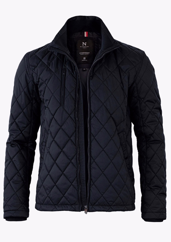 Jakke Quiltet Henderson Midnight Blue Str. 4XL