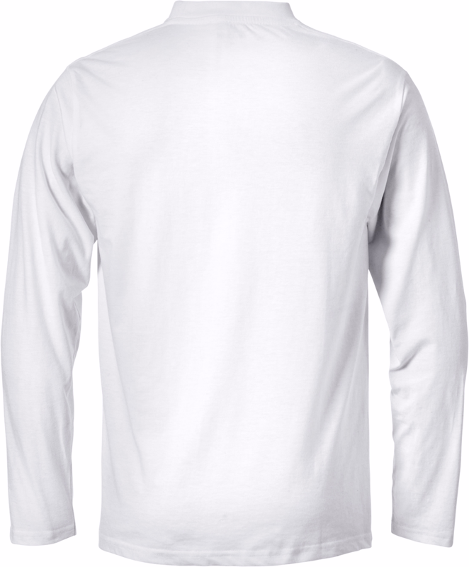 T-shirt L/Æ 100242 Hvid, str. 3XL