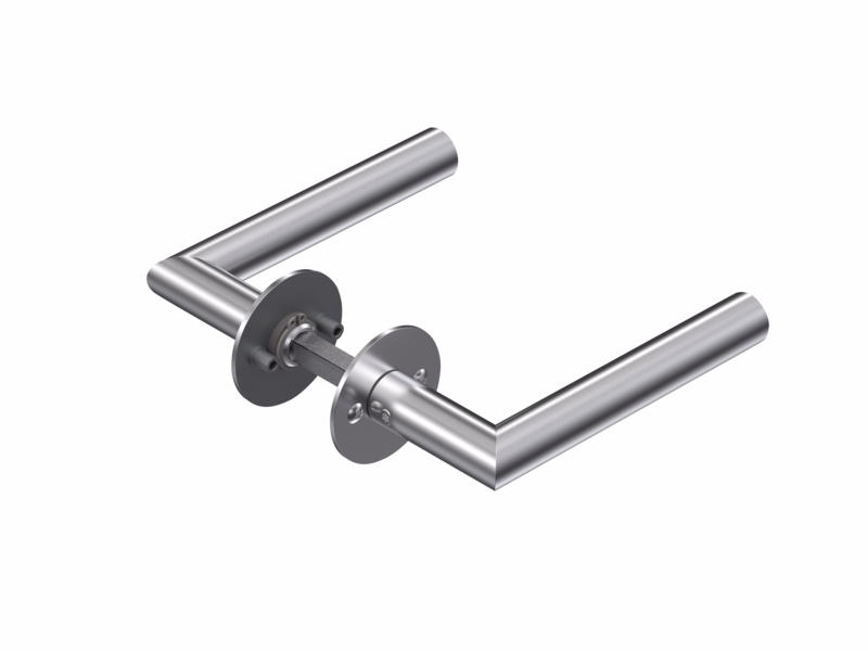 Dørgreb RS F-form Ø19 massiv cc30, 58-82 1024.04CD