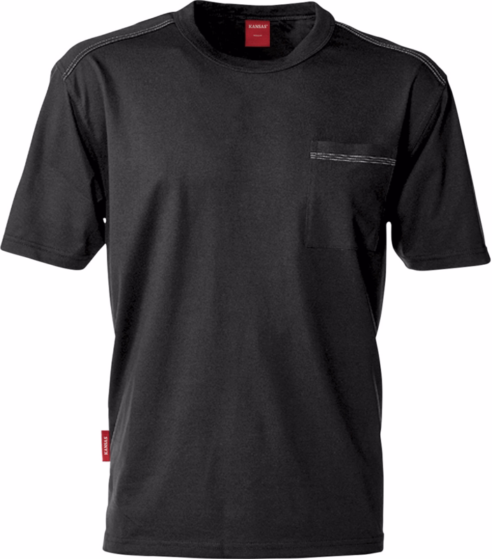 T-shirt 100779 Sort, str. 3XL