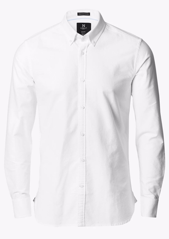 Skjorte Slim Fit Rochester White Str. 3XL