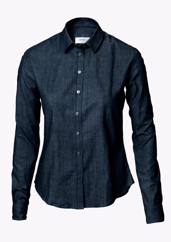 Denimskjorte Dame Torrance Indigo Blue Str. 2XL