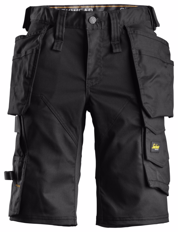 Arbejdsshorts Dame 6147 Stretch Sort Str. 48