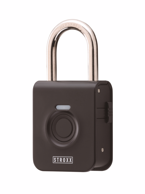 Hængelås med fingeraftrykssensor