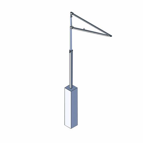 Ankerpost Maxi Davit arm RJ200 t/beton