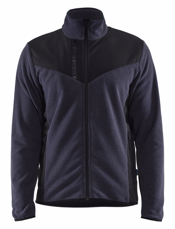 Jakke 5942 Strikket Mørk marine/sort, str. L