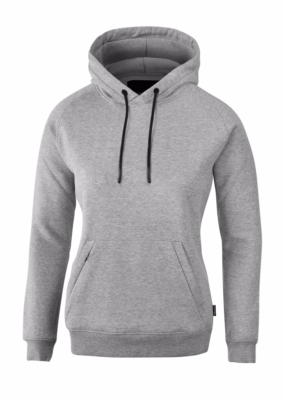 Hættetrøje Dame Fresno Grey Melange Str. XS