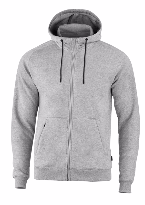 Hættetrøje Lenox Grey Melange Str. 2XL
