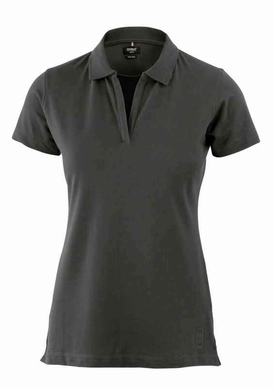 Polo Dame V-hals Harvard Olive Str. M
