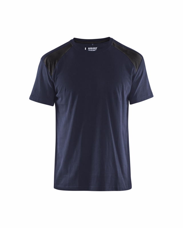 T-shirt 33791042 Mørk Marineblå/Sort Str. 3XL