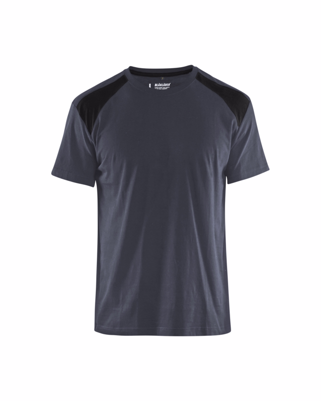 T-shirt 33791042 Mørkgrå/Sort Str. XS