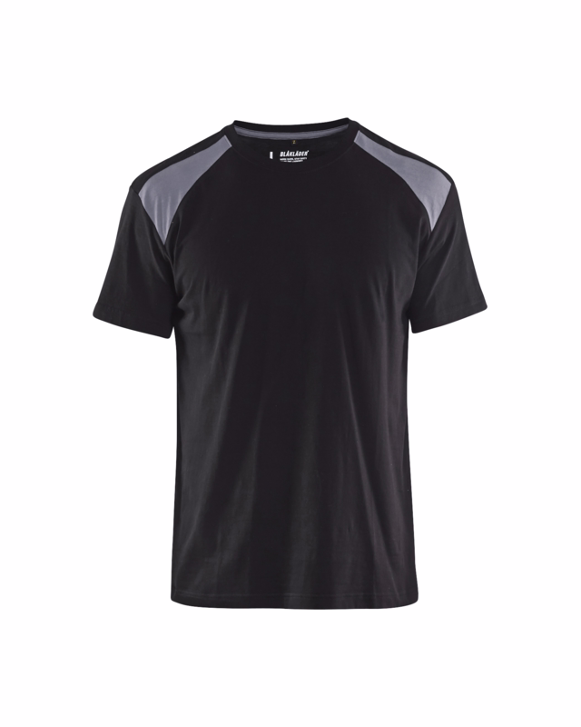 T-shirt 33791042 Sort/Grå Str. 3XL