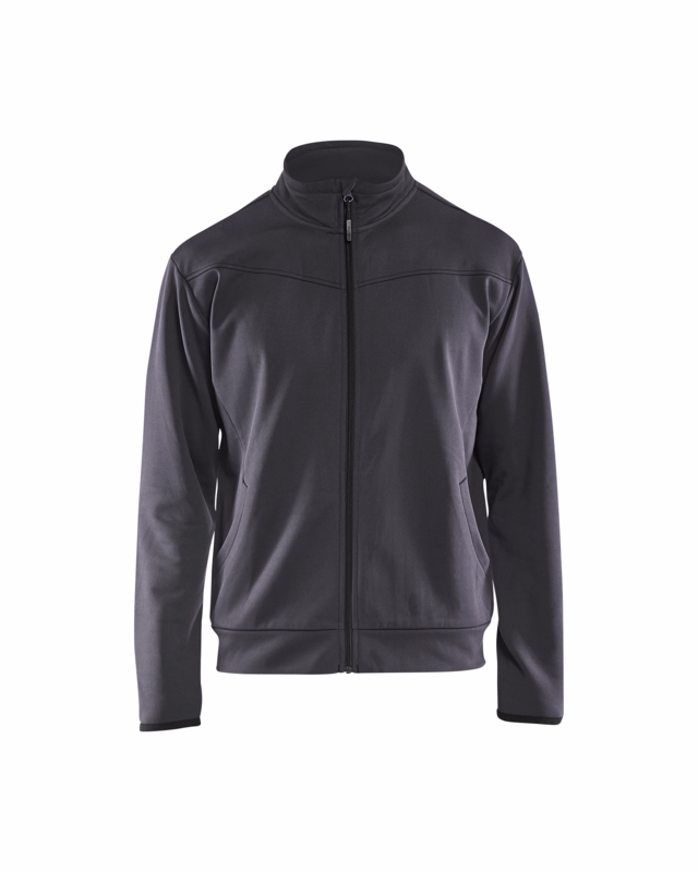Sweatshirt 33622526 Mellemgrå/Sort Str. L
