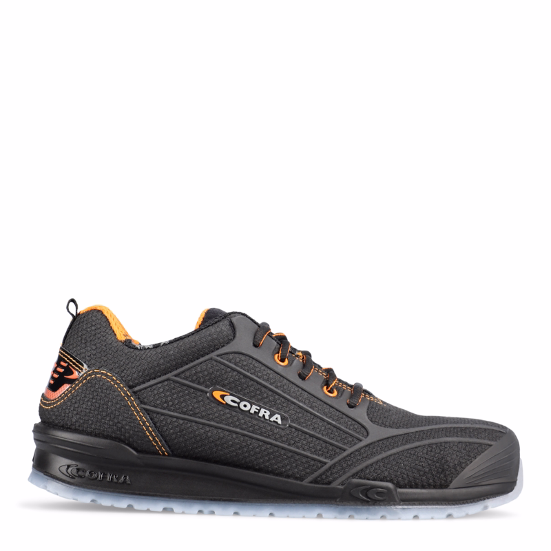 Sikkerhedssko 7900 Cregan Sort/orange, str. 46