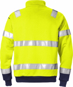 Fristads - Sweatshirt Hi-Vis 100134 Gul/marine