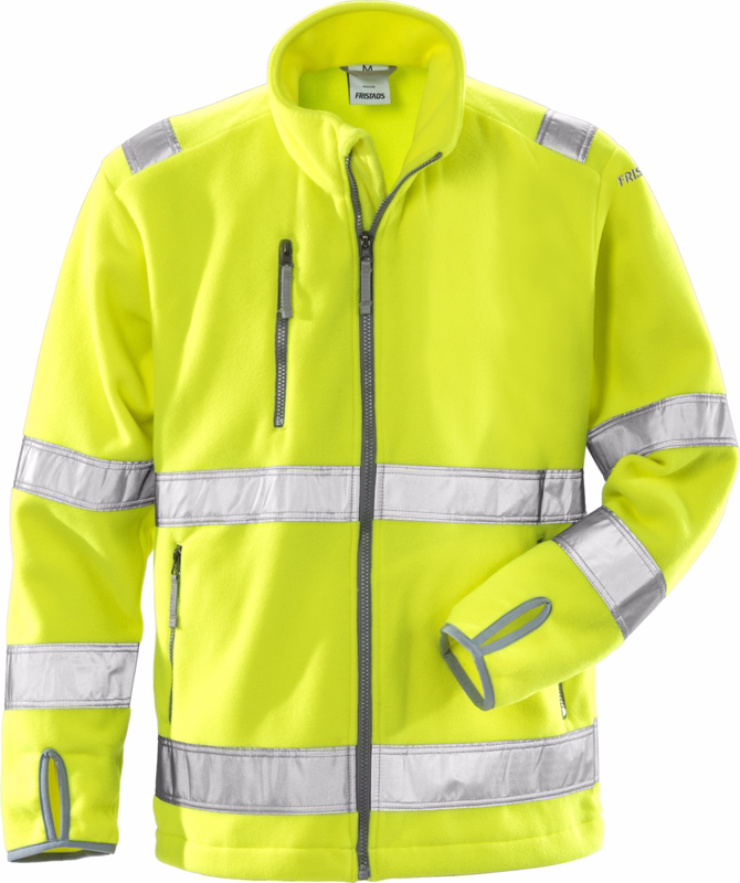 Fleece jakke Hi-Vis 114087 Gul, str. S