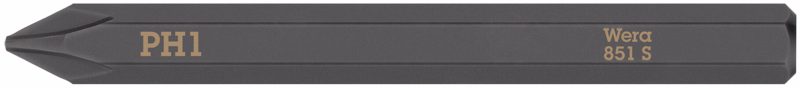 Bits 851 S t/slagskruetrækker, PH 3 x 70 mm