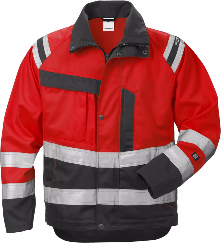 Arbejdsjakke Hi-Vis 119621 Rød/sort, str. M