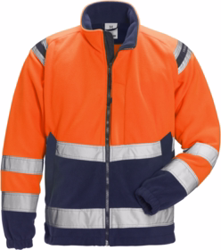 Fristads - Fleece jakke Hi-Vis 119625 Orange/marine
