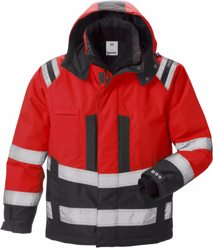 Vinterjakke Hi-Vis 119626 Rød/sort, str. L