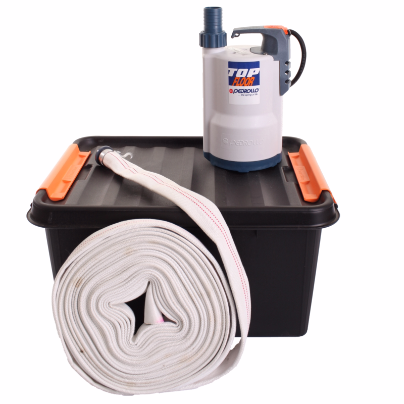 Dykpumpe Top 2 Floor sæt i box m/15 m slange