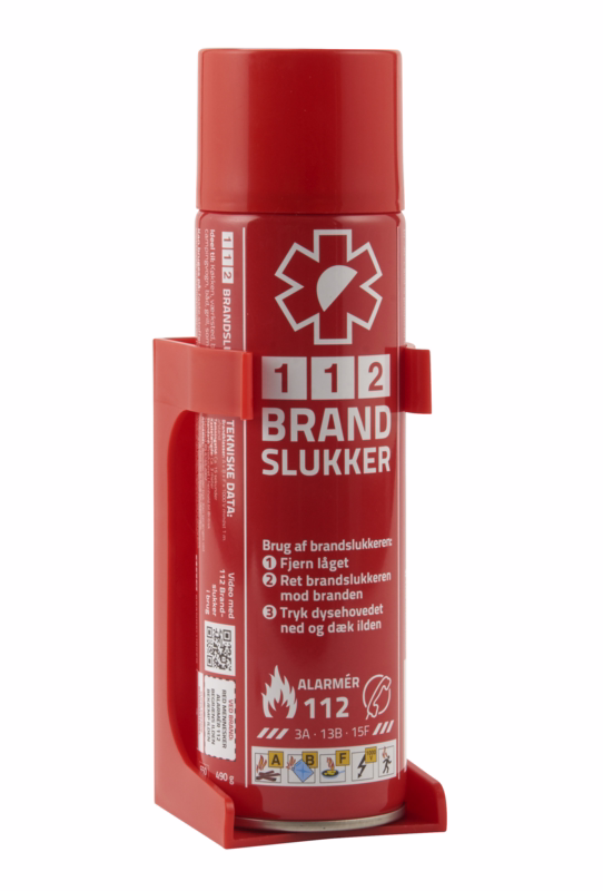 Brandslukker 112 m/holder