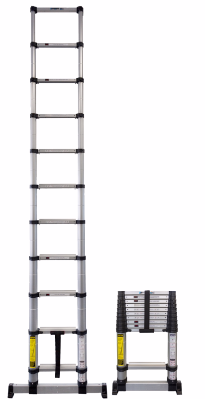 Teleskopstige 13 trin 3,8 m.