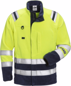 Fristads - Fleece jakke Hi-Vis 122233 Gul/marine